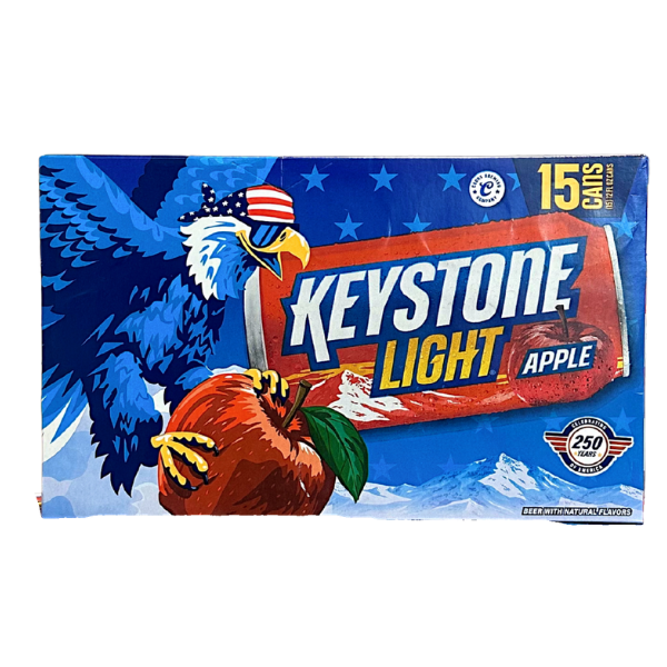 KeystoneLightApple15pk.png Keystone Light Apple - Image 1