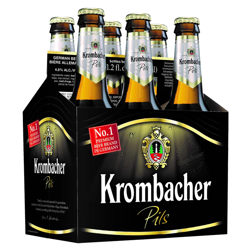 KrombacherPils6pkBtl.png Krombacher Pils - Image 1