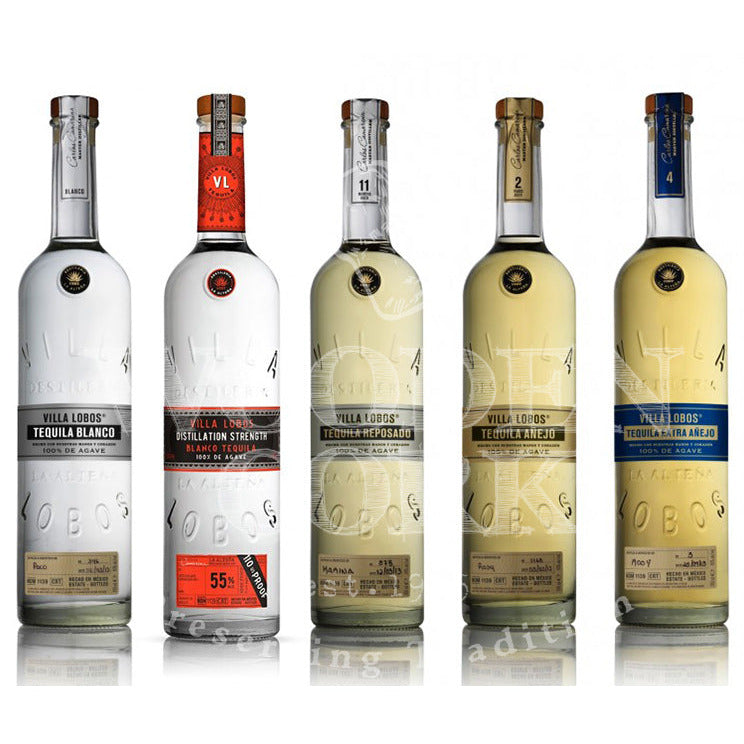 LobosFamily.jpg Villa Lobos Blanco, Blanco 55 Overproof, Reposado, Anejo & Extra Anejo Tequila Collection - Image 1