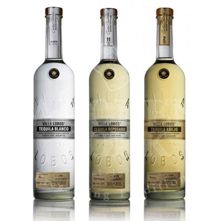 LobosTrio.jpg Villa Lobos Blanco, Reposado & Anejo Tequila Collection - Image 1