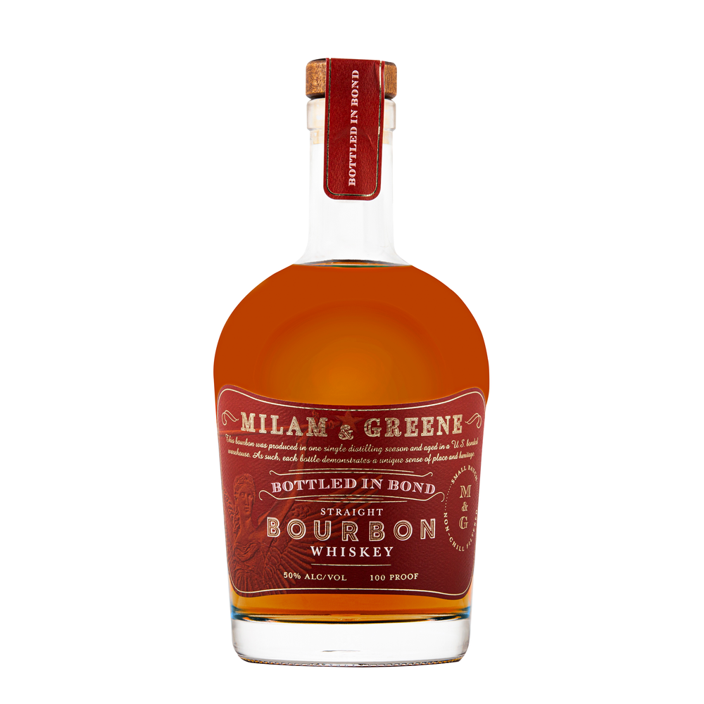 M_GBIBFINAL-kr.png Milam & Greene Bottled in Bond Straight Bourbon Whiskey - Image 1