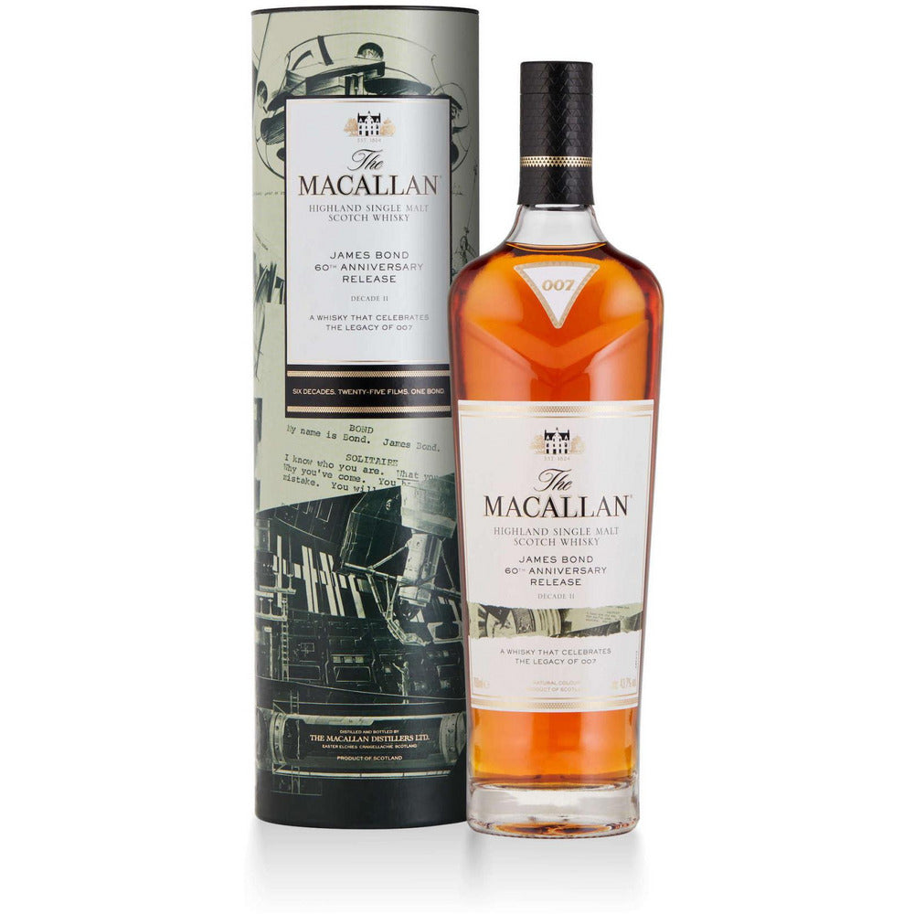 Macallan_Diamond_TubeBottle_Decade2_0.jpg The Macallan James Bond 60th Anniversary Release, Decade II - Image 1