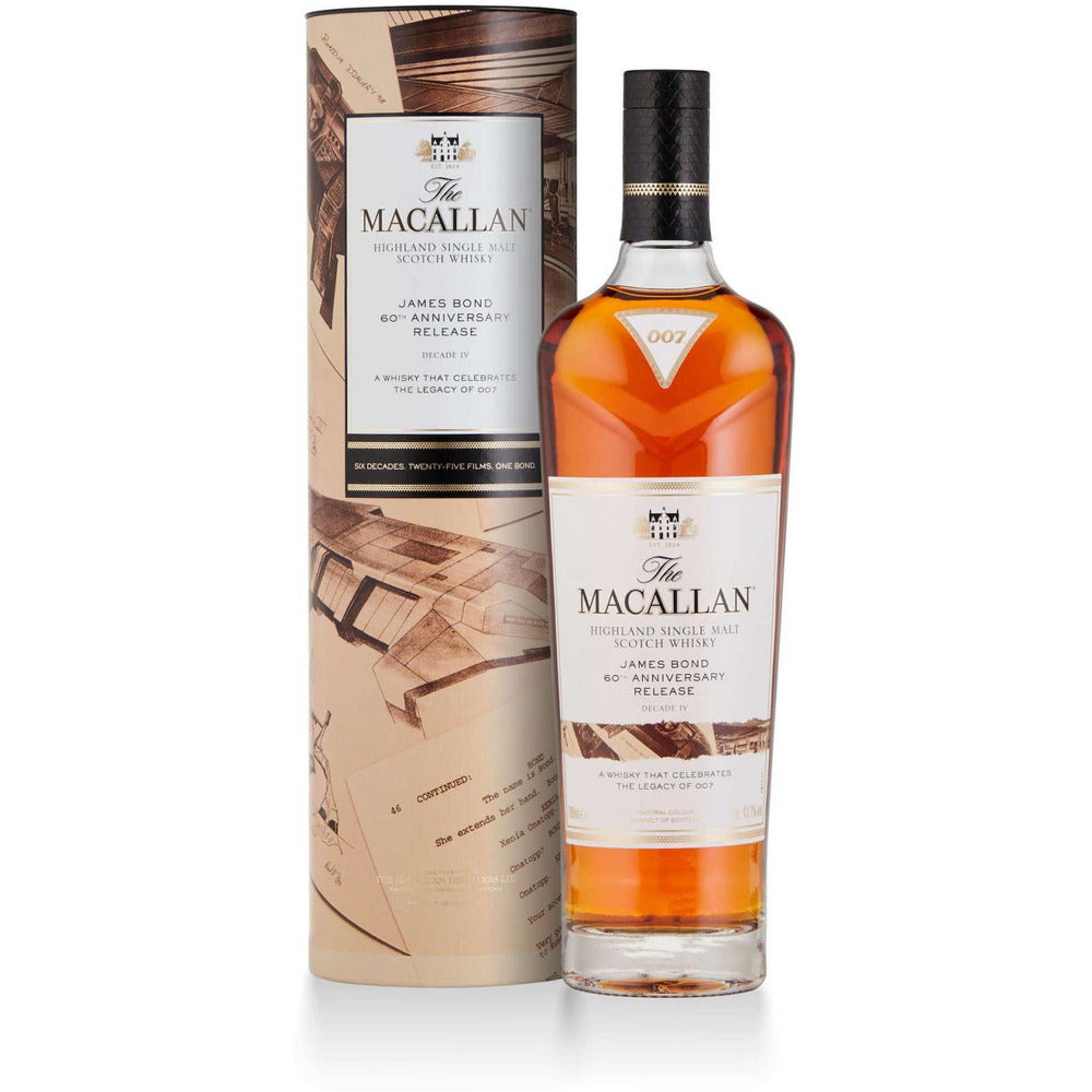 Macallan_Diamond_TubeBottle_Decade4_0.jpg The Macallan James Bond 60th Anniversary Release, Decade IV - Image 1