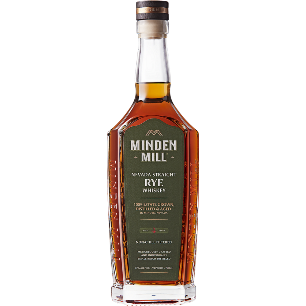 MindenMillStraightRyeWhiskey4Year.png Minden Mill Straight Rye Whiskey 4 Year - Image 1