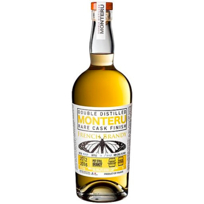 MonteruRareCaskPotStillSauternesCaskFinishedFrenchBrandy.png Monteru Rare Cask Pot Still Sauternes Cask Finished French Brandy - Image 1