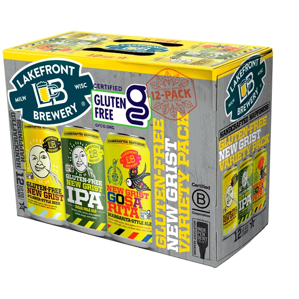 NewGristGlutenFreeVariety12pk.png Lakefront New Grist Gluten Free Variety - Image 1