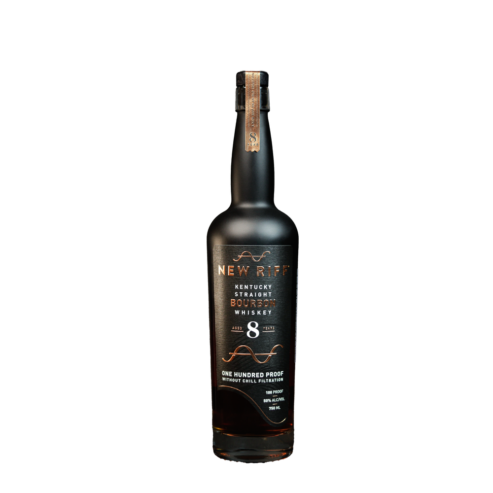 NewRiff8YearBourbon_Transparent.png New Riff 8 Year Bottled-In-Bond Kentucky Straight Bourbon Whiskey - Image 1