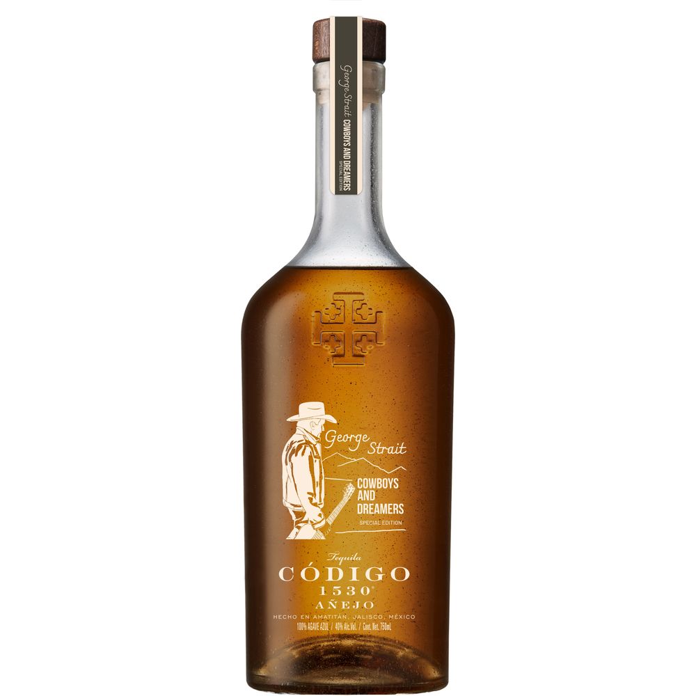 OriginalSizeJPEG-FY25_Codigo_GeorgeStraitCowboysAndDreamers_Anejo.jpg Código 1530 George Strait Añejo Tequila "Cowboys and Dreamers" Special Edition - Image 1