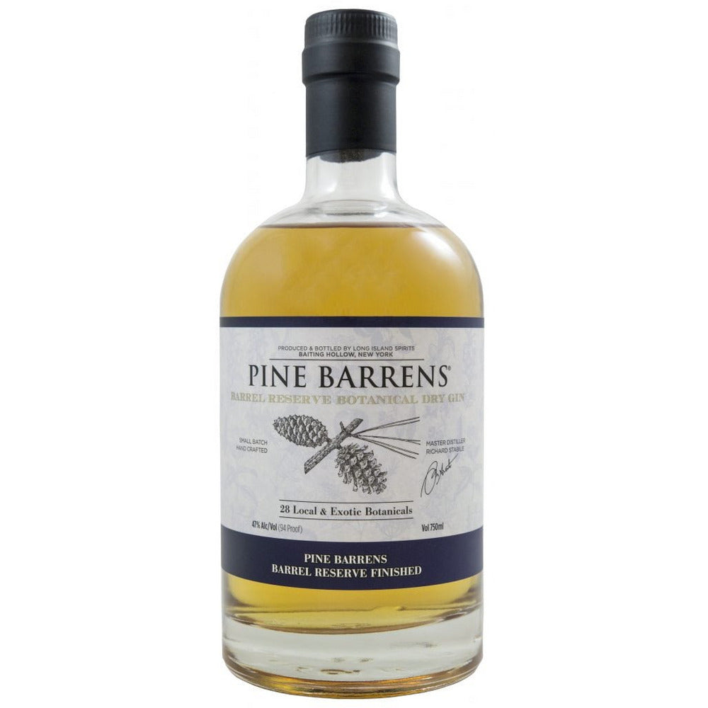PBBarrelAgedGin_BTL-1-411x1024-1.jpg Pine Barrens Barrel Aged Gin - Image 1