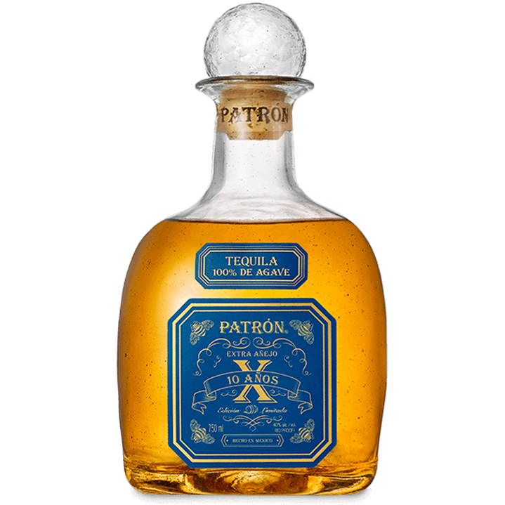 Patron_10_Year_Extra_Anejo.png Patrón 10 Year Extra Añejo Tequila - Image 1
