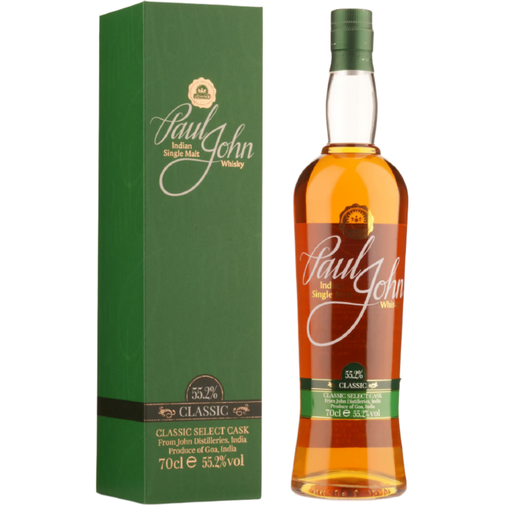 PaulJohnSingleMaltWhiskeyClassicSelectCask.png Paul John Single Malt Whiskey Classic Select Cask - Image 1