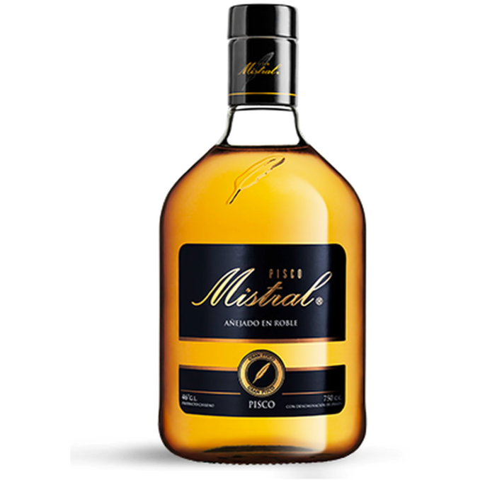 PiscoMistralAnejadoenRobleGranPisco46.png Pisco Mistral Añejado en Roble Gran Pisco 46º - Image 1