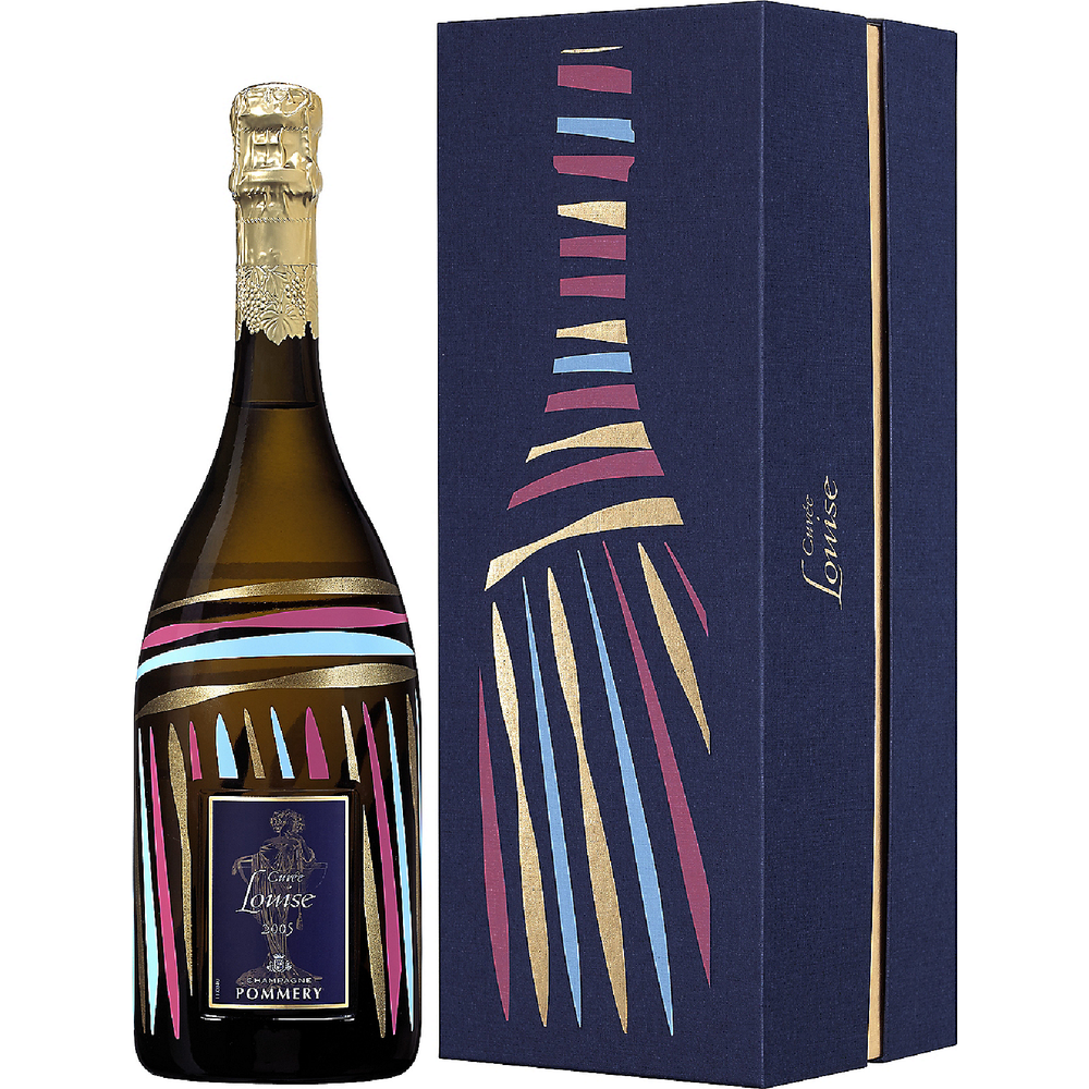 PommeryChampagneBrutCuveeLouise2005W_GiftBox.png Pommery Champagne Brut Cuvee Louise 2005 W/ Gift Box - Image 1