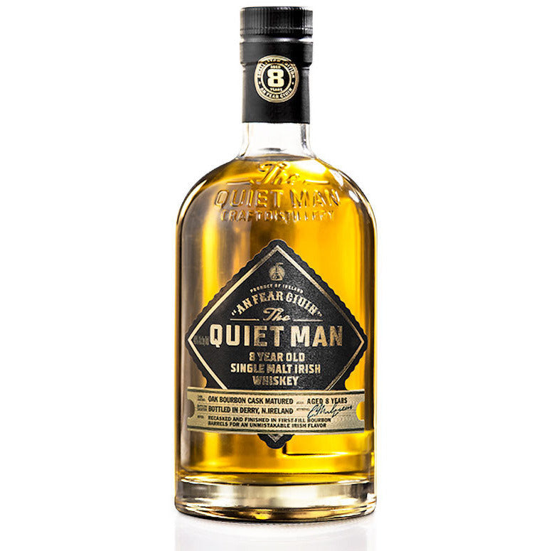Quiet-Man-8-year-Single-Malt-Irish-Whiskey.jpg Quiet Man 8 year Single Malt Irish Whiskey - Image 1