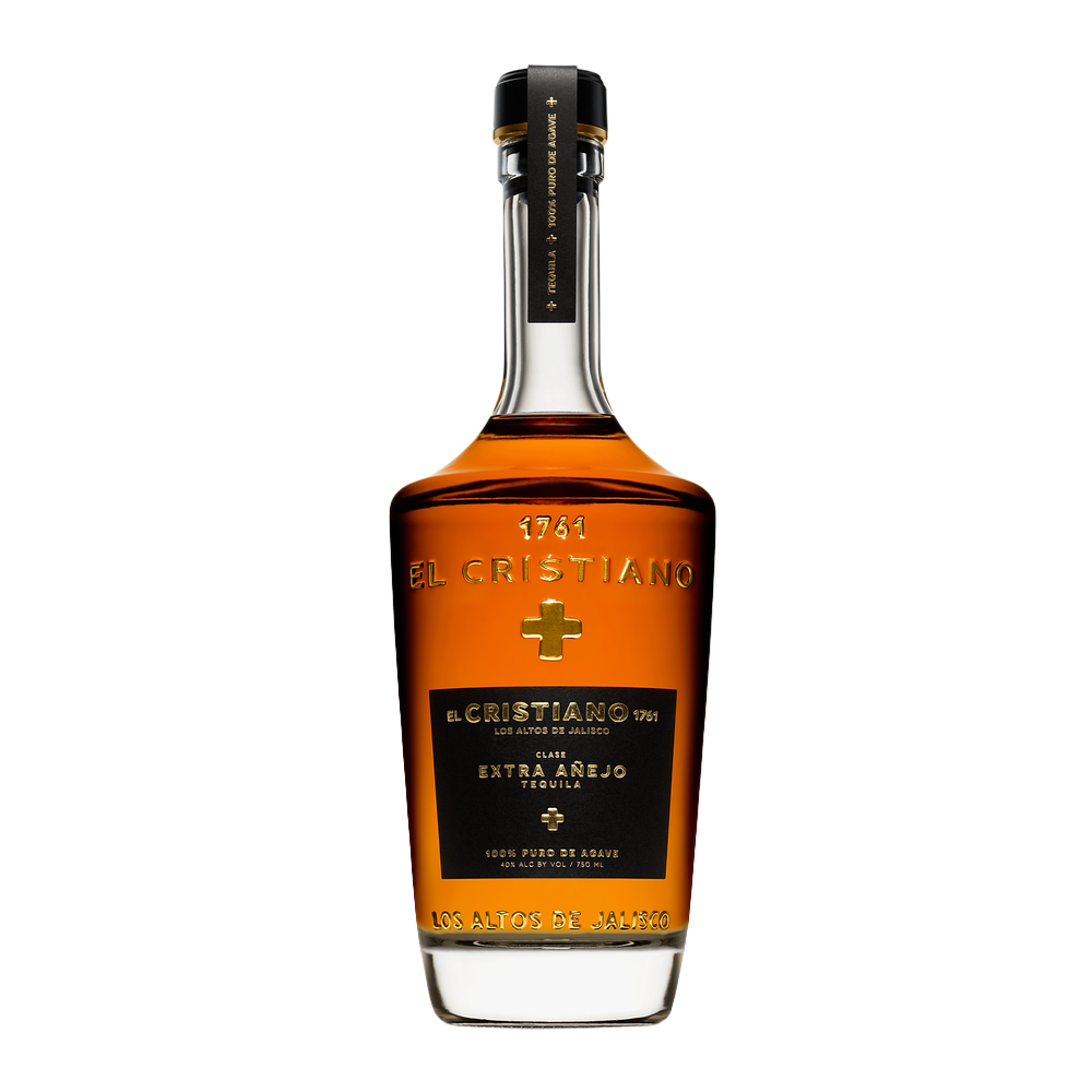 ScreenShot2022-07-28at4.31.58PM.png El Cristiano Extra Anejo Tequila (750 ml) - Image 1