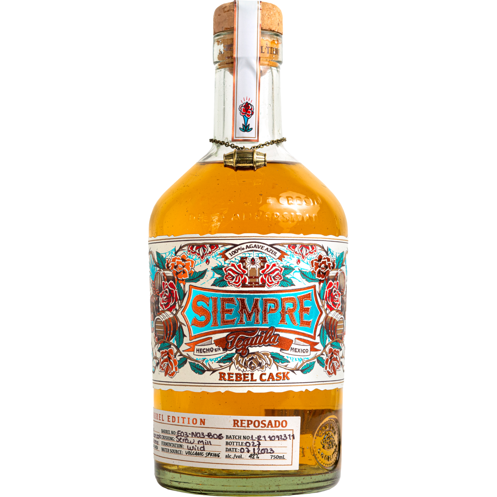 SiempreRebelCaskTequilla.png Siempre Rebel Cask Tequilla - Image 1
