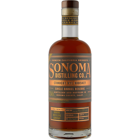 SingleBarrelRyeWhiskey.png Sonoma Distilling Single Barrel Straight Rye Whiskey Cask Strength - Image 1