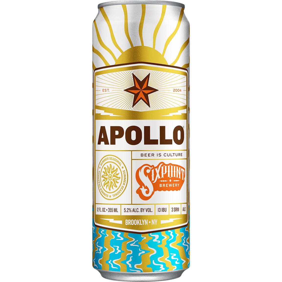 SixpointApolloSummerWheat6pkCn.png Sixpoint Apollo Bone Chller Winter Ale Seasonal - Image 1