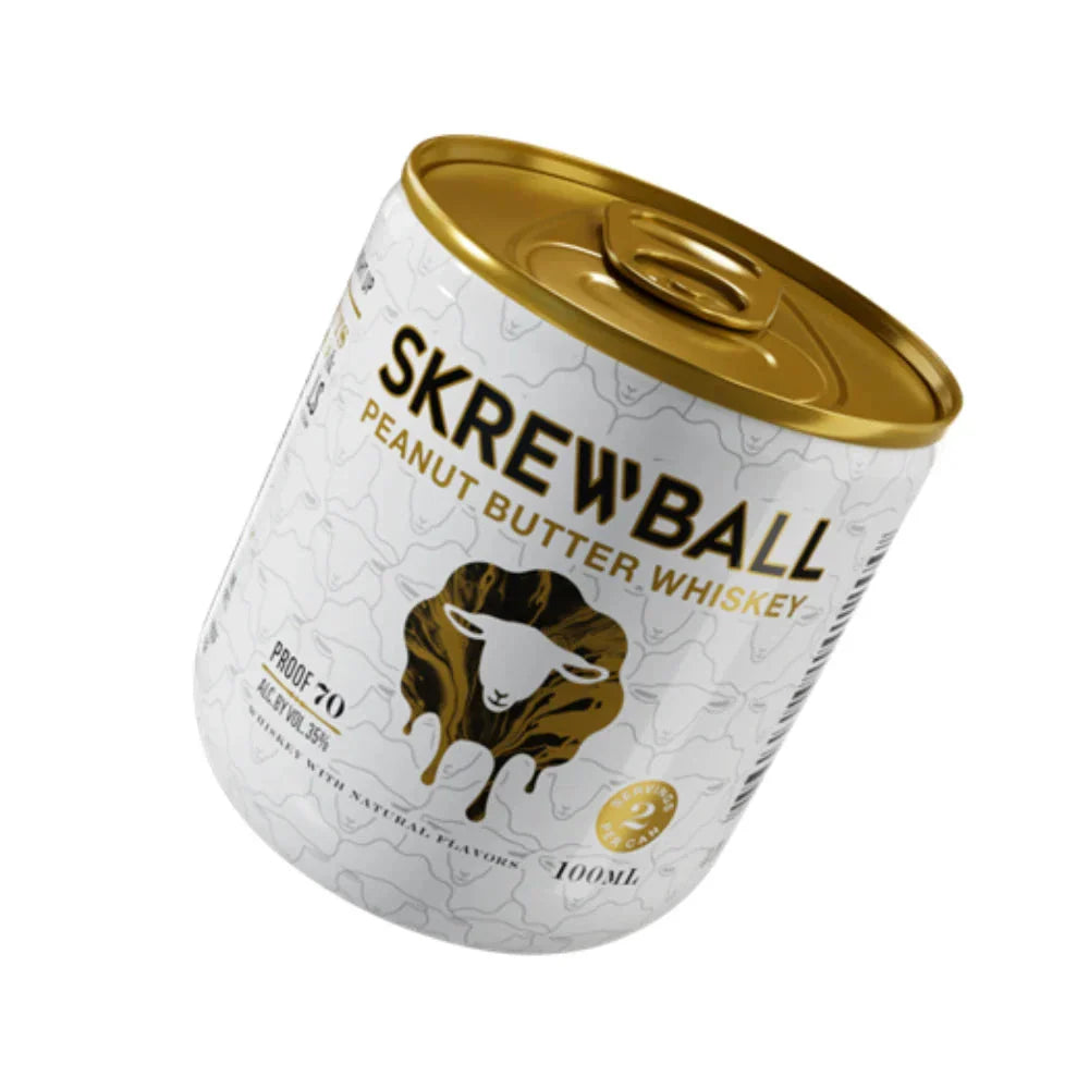 Skrewball_Peanut_Butter_Whiskey_Cans_100ml_X_24PK_1_b6bf7687-01e9-41d4-b235-270e182c9aa8.jpg Skrewball Peanut Butter Whiskey 100ml Cans (24-Pack) - Image 1