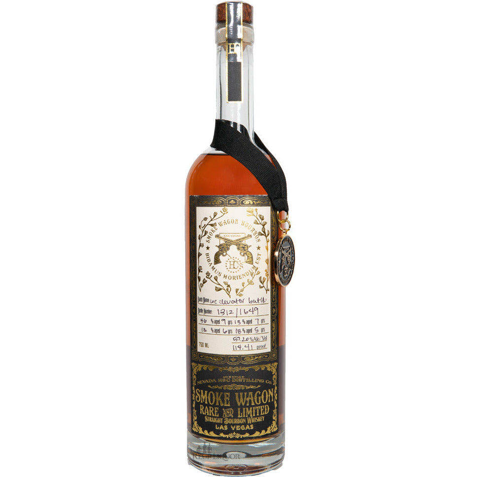 Smoke-Wagon-Rare-_-Limited-WC-Elevator-Batch-9-Year-Bourbon_1024x_5a7908cf-b381-483e-9484-4c8b7442d93b.jpg Smoke Wagon Rare & Limited WC Elevator Batch 9 Year Bourbon - Image 1