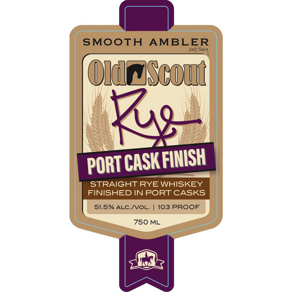 SmoothAmblerOldScoutRyePortCaskFinish.jpg Smooth Ambler Old Scout Rye Port Cask Finish - Image 1