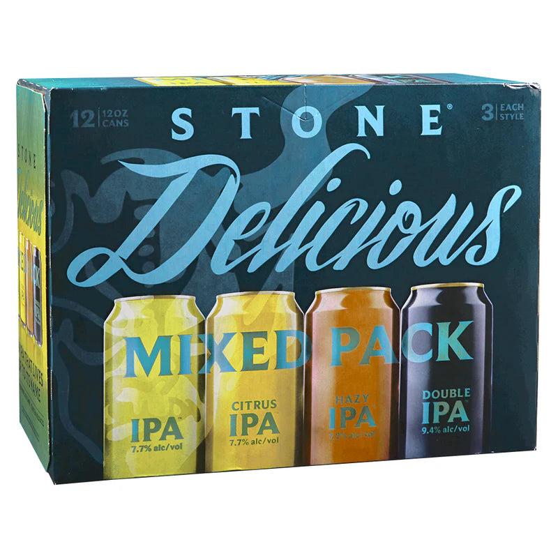 StoneDeliciousIPAMixedPack12pkCn.jpg Stone Delicious IPA Mixed Pack - Image 1