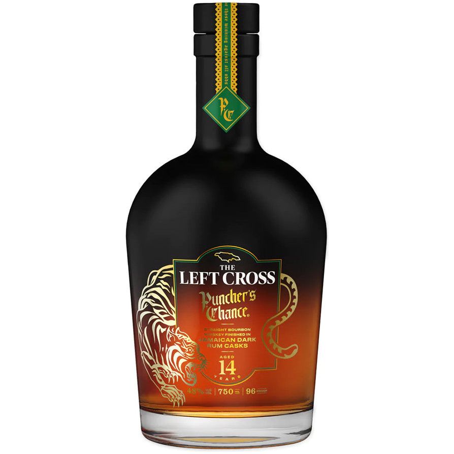 TheLeftCross.jpg Puncher’s Chance The Left Cross 14-Year Old Rum-Barrel Finished Bourbon 750mL - Image 1