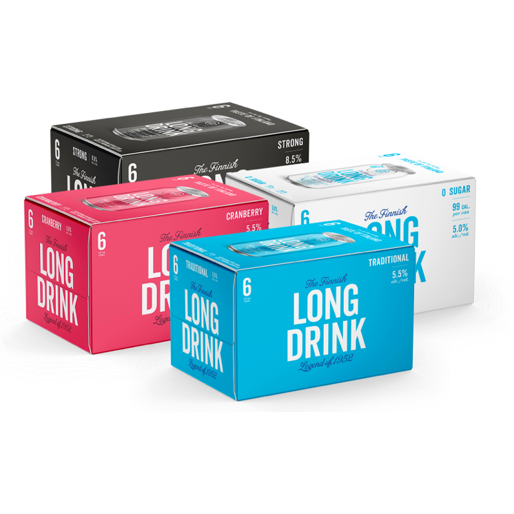 TheLongDrinkCompanyVarietyPack4x6pk.png The Finnish Long Drink Company Variety Pack 4x6pk - Image 1