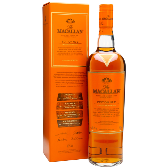 TheMacallanEditionNo.2SingleMaltScotchWhisky.png The Macallan Edition No. 2 Single Malt Scotch Whisky - Image 1