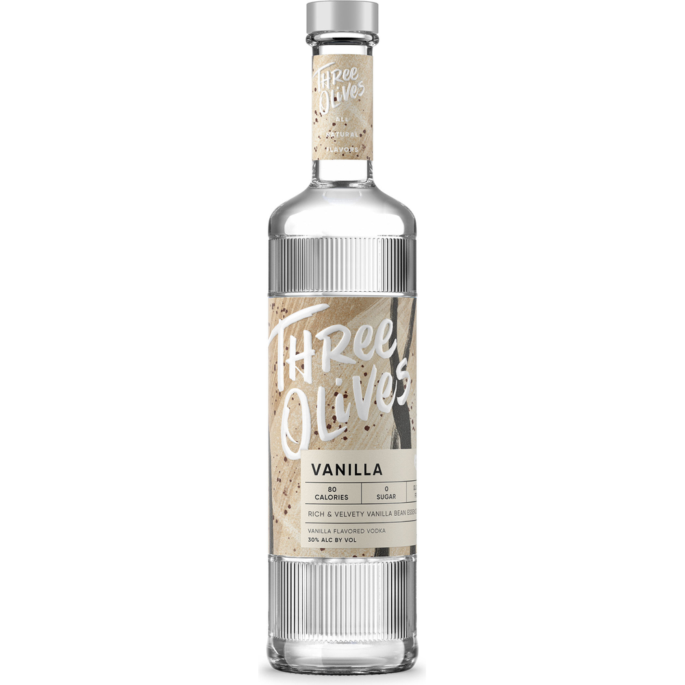ThreeOlivesVanillaVodka.png Three Olives Vanilla Vodka - Image 1