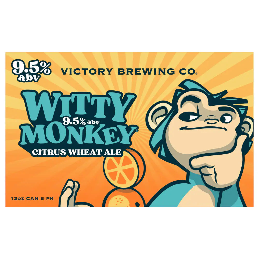 VictoryWittyMonkeyWheatAle6pkCn.jpg Victory Witty Monkey Wheat Ale - Image 1