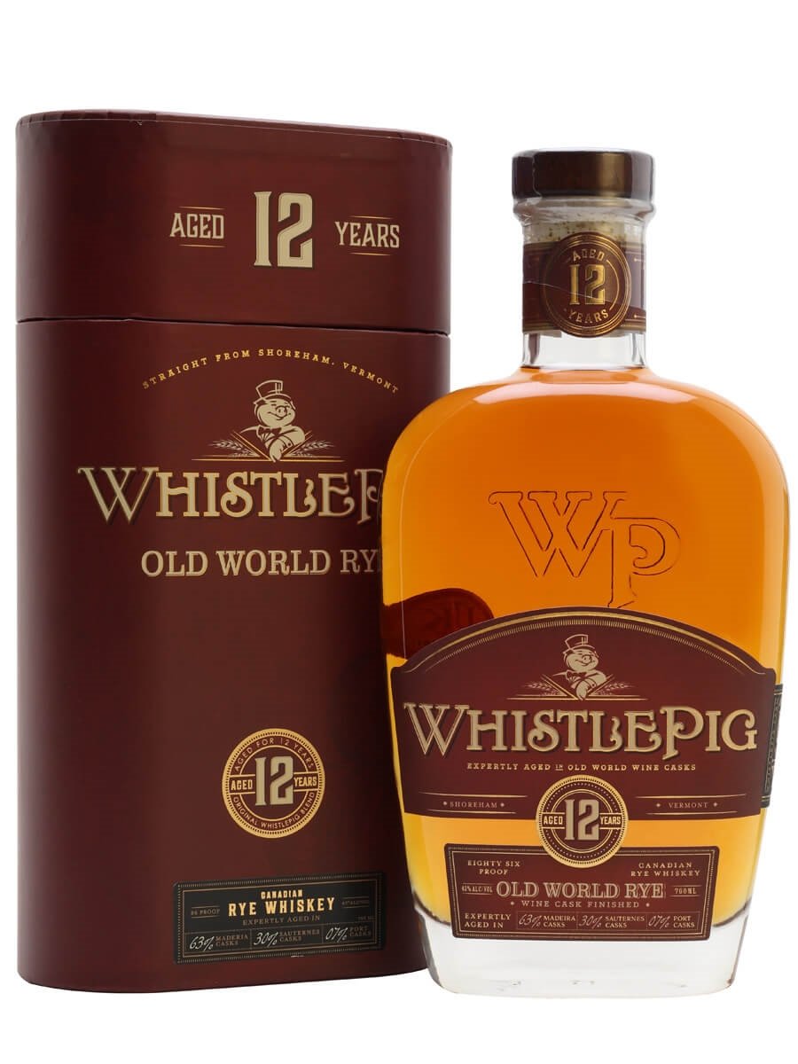 WhistlePig-12-Year-Old-Old-World-Rye-Whiskey.jpg WhistlePig 12 Year Old Old World Rye Whiskey - Image 1