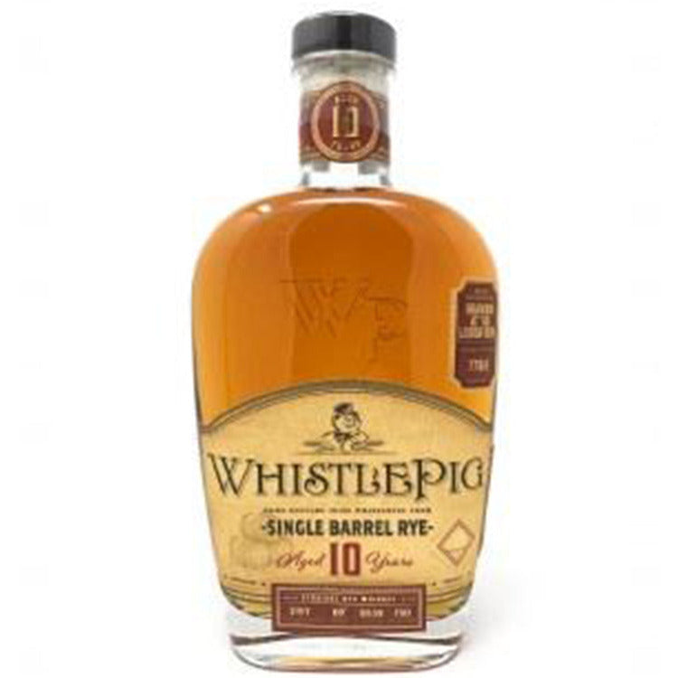 WhistlePigSingleBarrelRyle10.jpg WhistlePig 10 Year 'San Diego Barrel Boys' Single Barrel Rye Whiskey - Image 1
