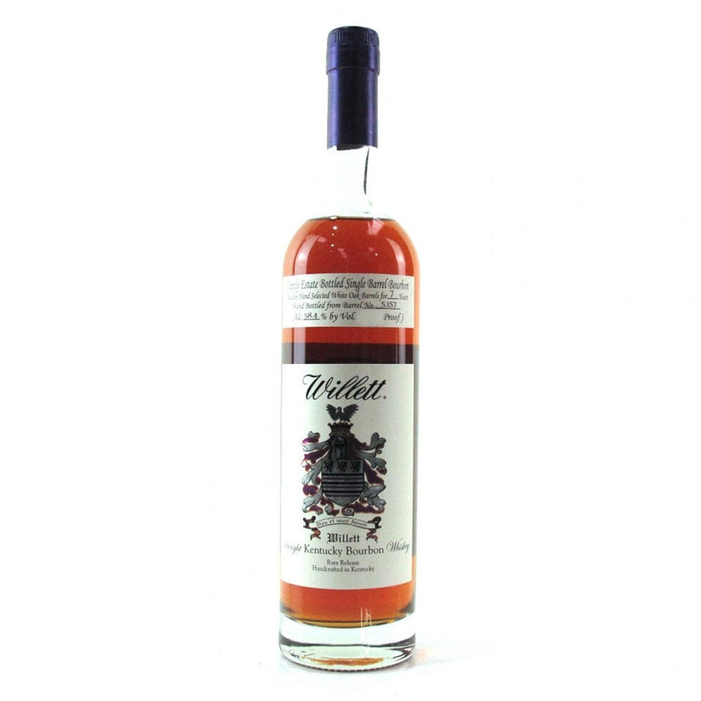 WillettFamilyEstateBottledSingleBarrelBourbonAgedinWhiteOakBarrelsfor7Years130.8Proof_4d35be48-adb2-4c4f-a0d2-ae0dc9346e57.jpg Willett Family Estate Bottled Single Barrel Bourbon Aged in White Oak Barrels for 9 Years 137.2 Proof "November Rain" - Image 1