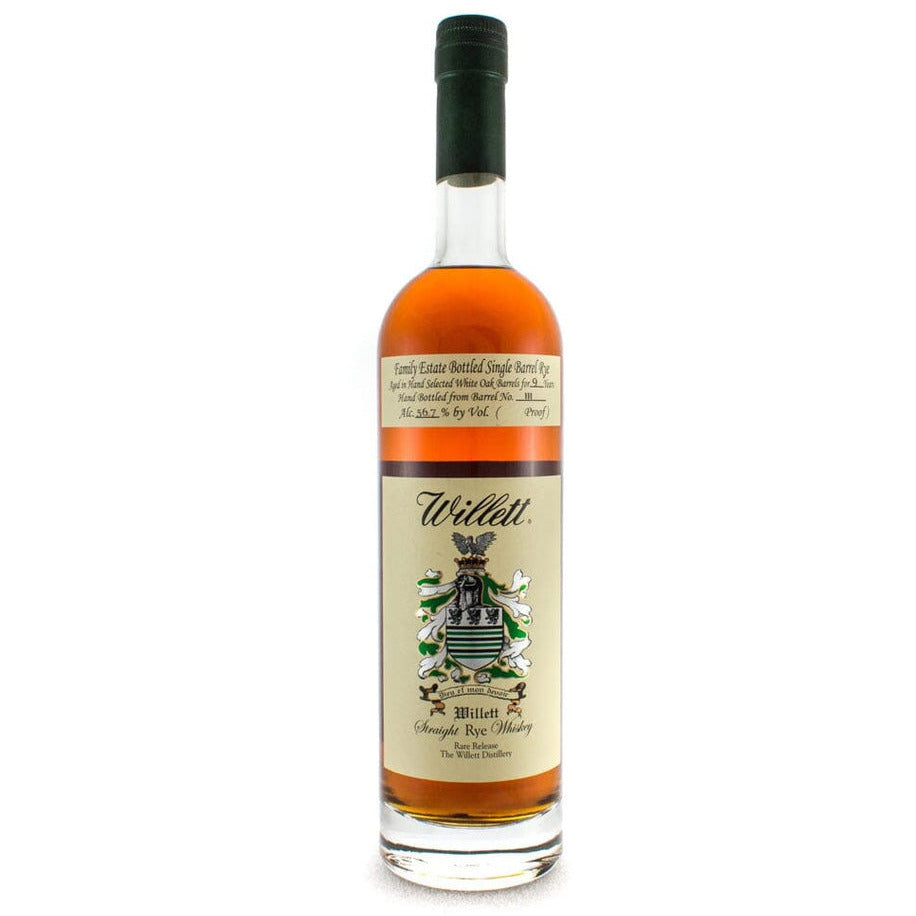 WillettFamilyEstateBottledSingleBarrelRyeAgedinWhiteOakBarrelsfor9Years116.8Proof_1024x1024_5a8889c7-efea-4dff-8ef7-eb096a0d110e.jpg Willett Family Estate Bottled Single Barrel Rye Aged in White Oak Barrels for 9 Years 116.8 Proof "White Elephant" - Image 1