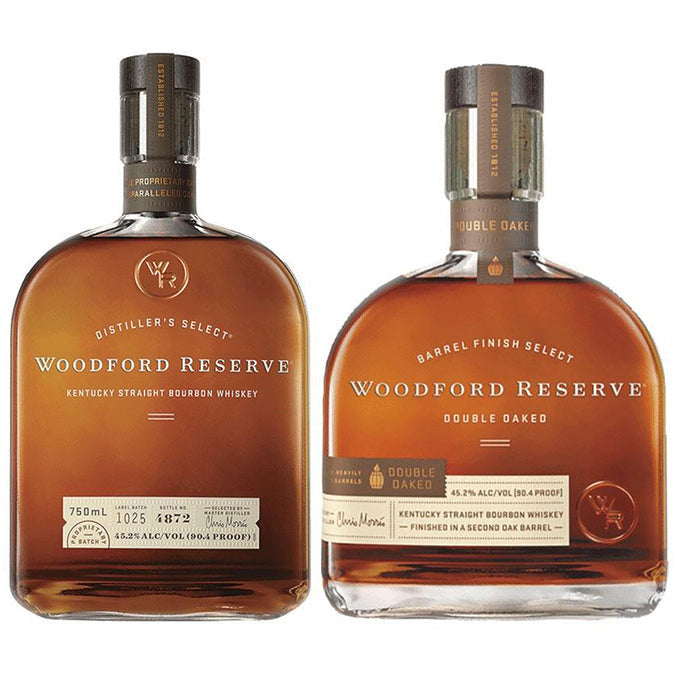 Woodford-reserve-bundle.jpg Woodford Reserve Bourbon & Double Oaked Bourbon Bundle - Image 1