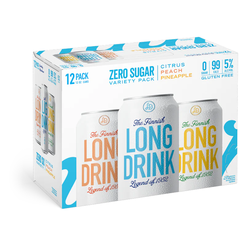 a4bfc03377509a23117adb3a3c6142d6.png Long Drink Zero Sugar Variety Pack 12pk - Image 1