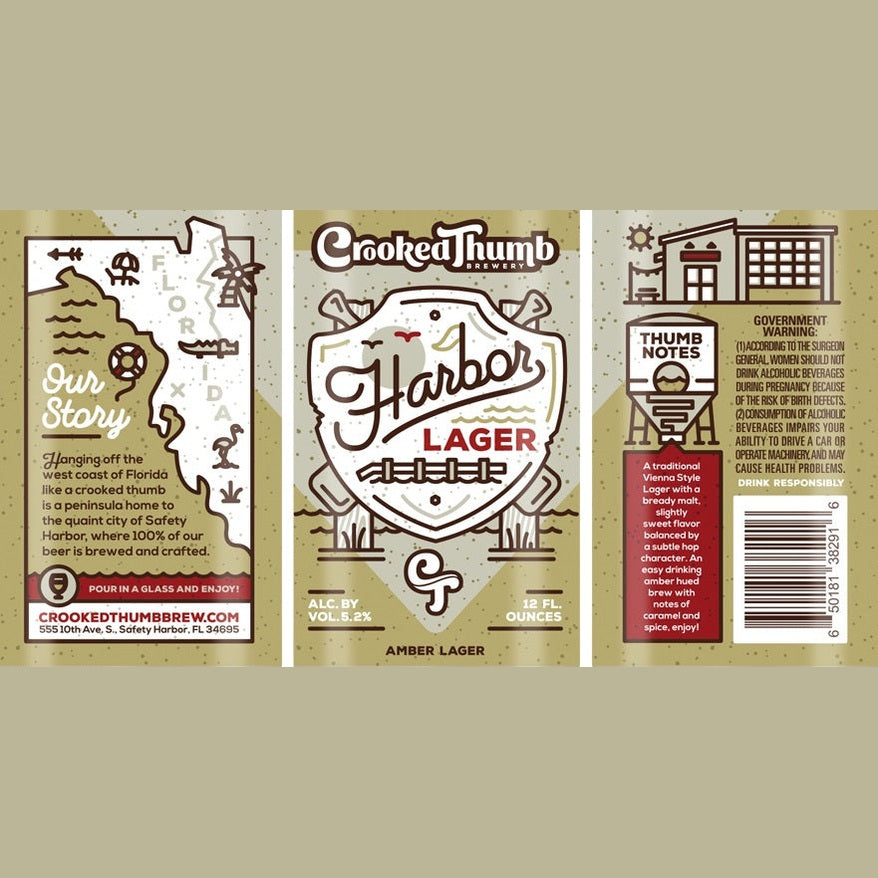 b1640eda1477f2c162721f4e4d726675.jpg Crooked Thumb Harbor Lager - Image 1