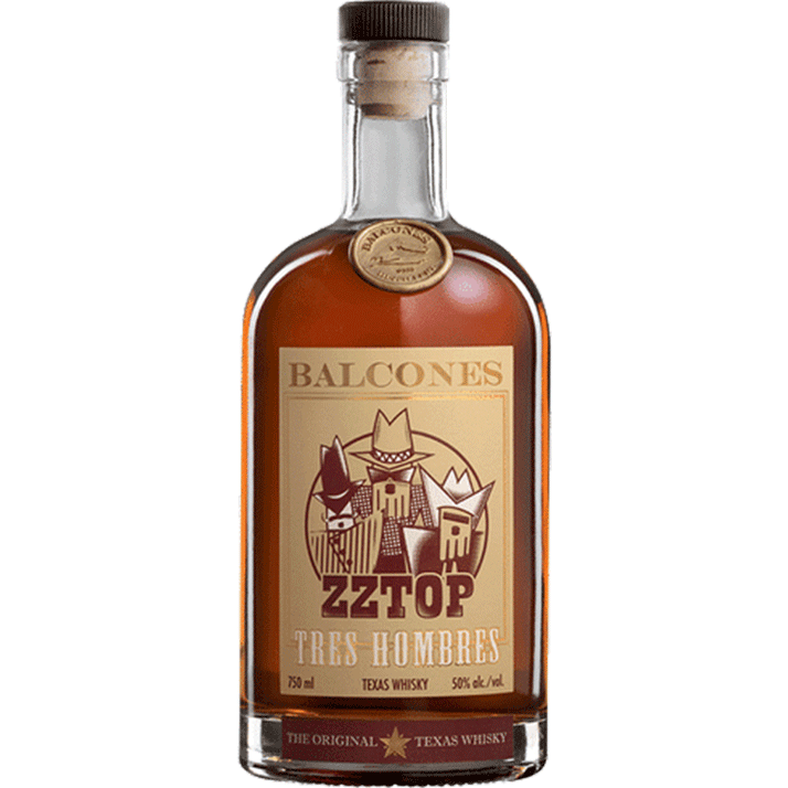 balcones-zztop-tres-hombres.png Balcones ZZ Top Tres Hombres Whiskey - Image 1