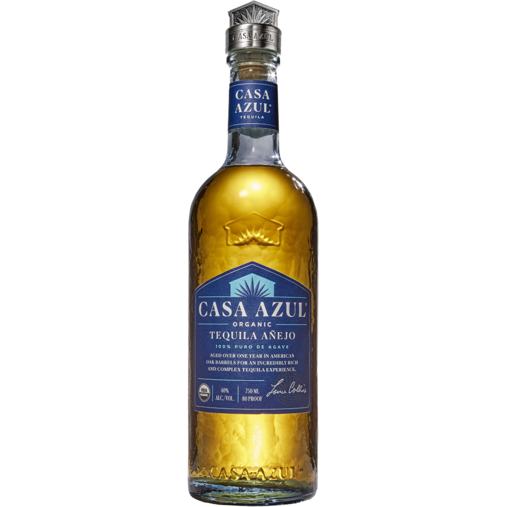 bc4e06f3a6797eb29f6123f75bc7feff788ff64e.png Casa Azul Anejo Tequila by Eiza González - Image 1