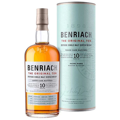 ben10.png BenRiach 10 Year Old Scotch Whiskey - Image 1