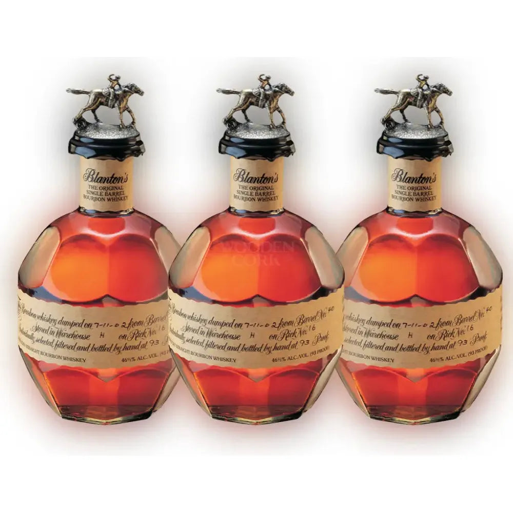 blantons-original-single-barrel-bourbon-750ml-3-pack-630.jpg Blanton's Original Single Barrel Bourbon 750ml 3 Pack - Image 1