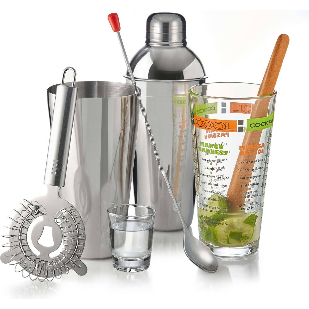 c3eiuxw8ngooinxfykcj.jpg Libbey Mixologist 9-Piece Cocktail Set - Image 1