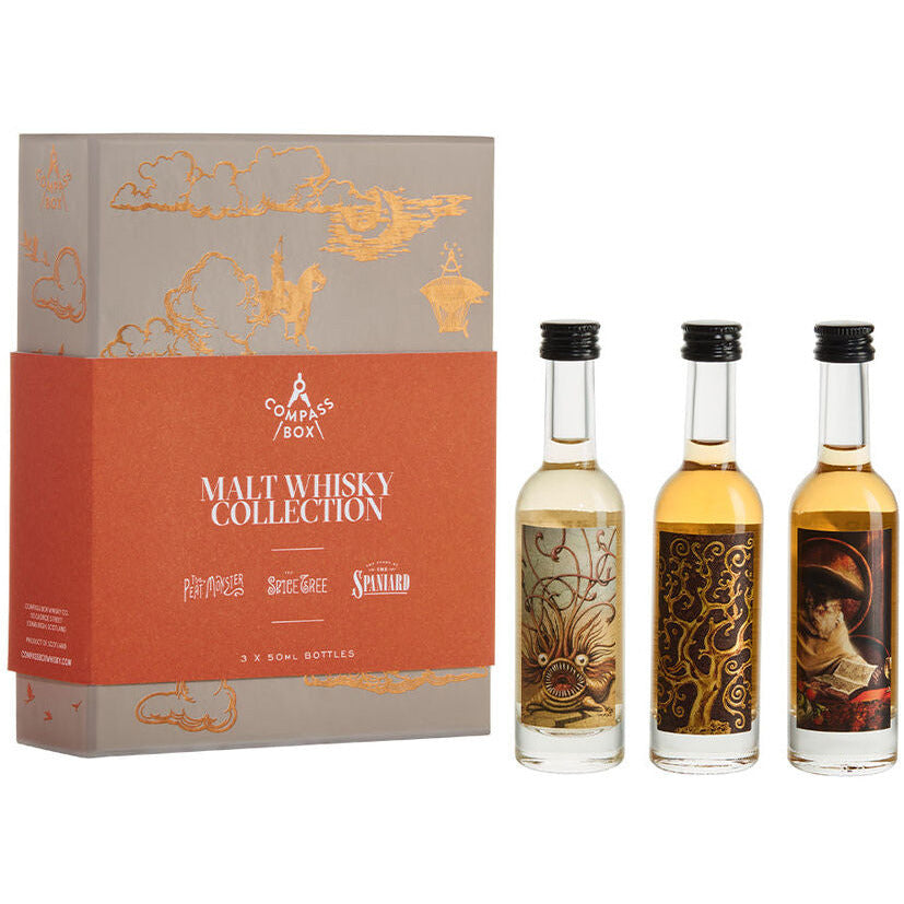 d20703ff12a6ad22b1bd568121a140edec74de21.jpg Compass Box Malt Whisky Collection 3x50ml - Image 1
