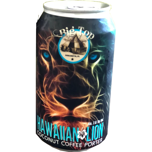 ded0da1e613fbe394eb6ca1226e53eaa.png Big Top Hawaiian Lion Coconut Coffee Porter - Image 1