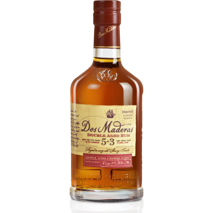 do-maderas-double-aged-rum-5-3.png Dos Maderas 5+3 Years Old Double Aged Superior Reserve Rum - Image 1