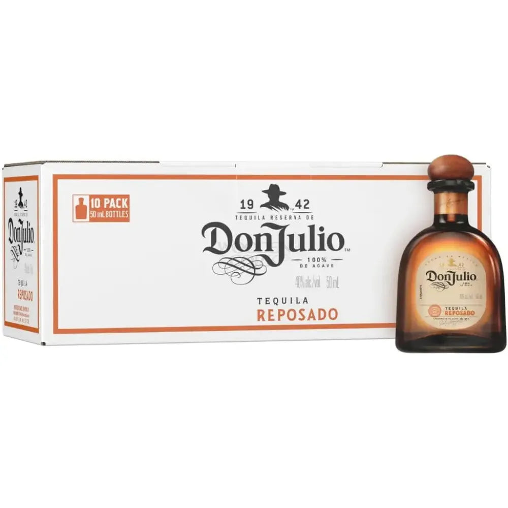 don-julio-reposado-50ml-10-pack-tequila-611.jpg Don Julio Reposado 50ml 10 Pack - Image 1