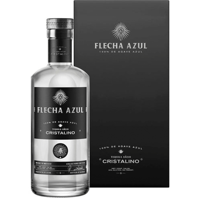 fletcha-azul-cristalino.png Flecha Azul Añejo Cristalino Tequila - Image 1