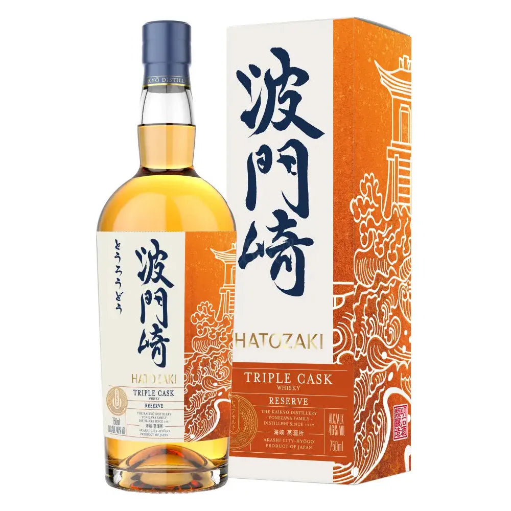 hatozaki-pure-malt-whiskey-small-batch-triple-cask-reserve-332.jpg Hatozaki Pure Malt Whiskey - Small Batch Triple Cask Reserve - Image 1