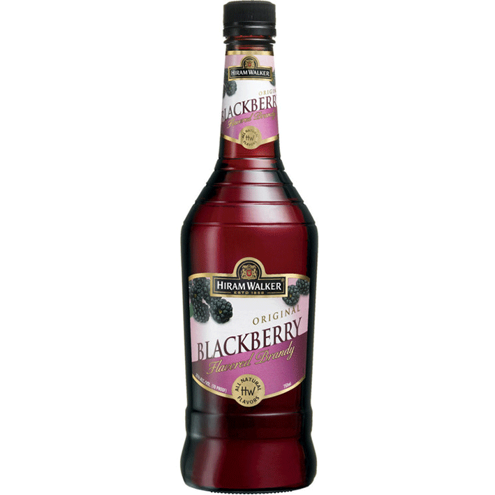 hiram-walker-blackberry-brandy.png Hiram Walker Blackberry Flavored Brandy - Image 1